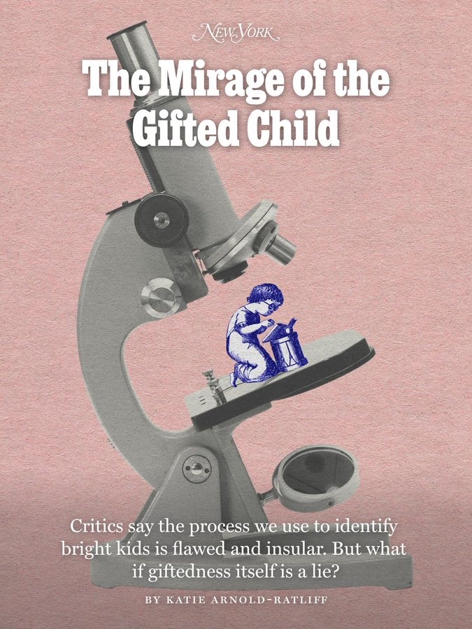 “The Mirage of the Gifted Child,” New York magazine cover